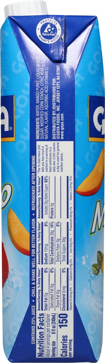 slide 5 of 9, Goya Mango Nectar 33.8 fl oz, 33.8 fl oz