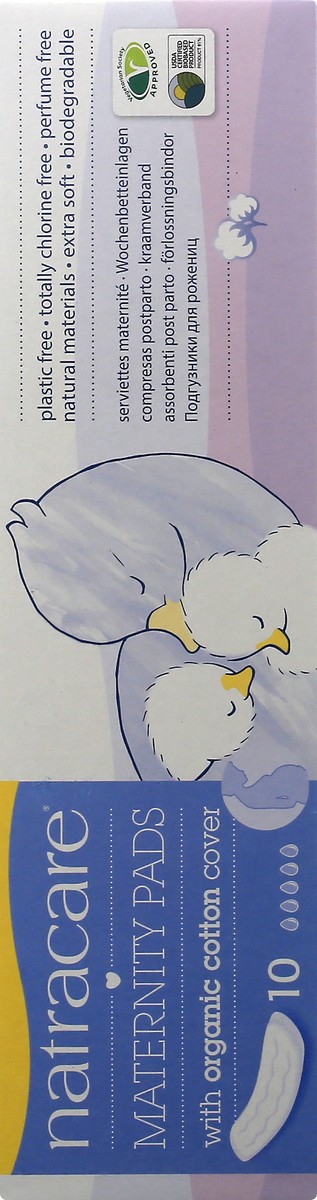 slide 6 of 10, Natracare Pads 10 ea, 10 ct