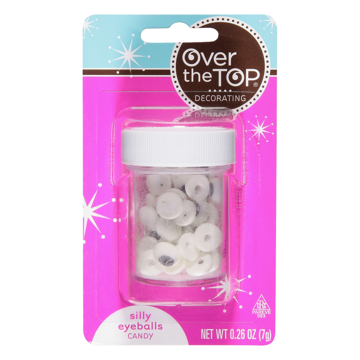 slide 11 of 15, Over The Top Decorating Silly Eyeballs Candy - 0.26 oz, 0.26 oz