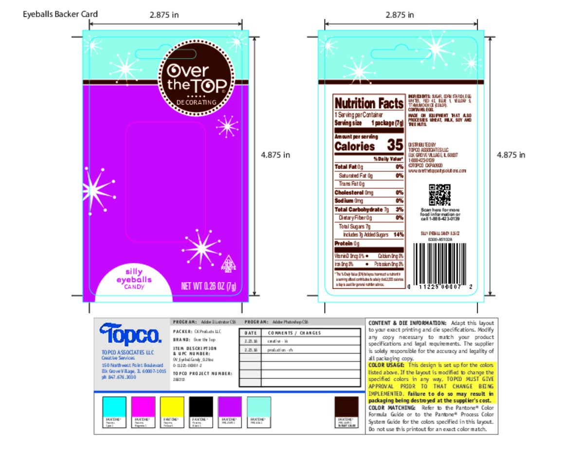slide 14 of 15, Over The Top Decorating Silly Eyeballs Candy - 0.26 oz, 0.26 oz