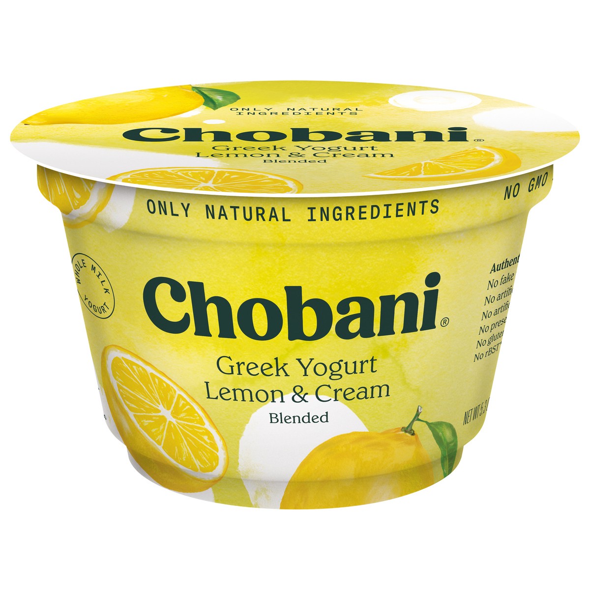 slide 1 of 7, Chobani Lemon & Cream Blended Greek Yogurt - 5.3oz, 5.3 oz