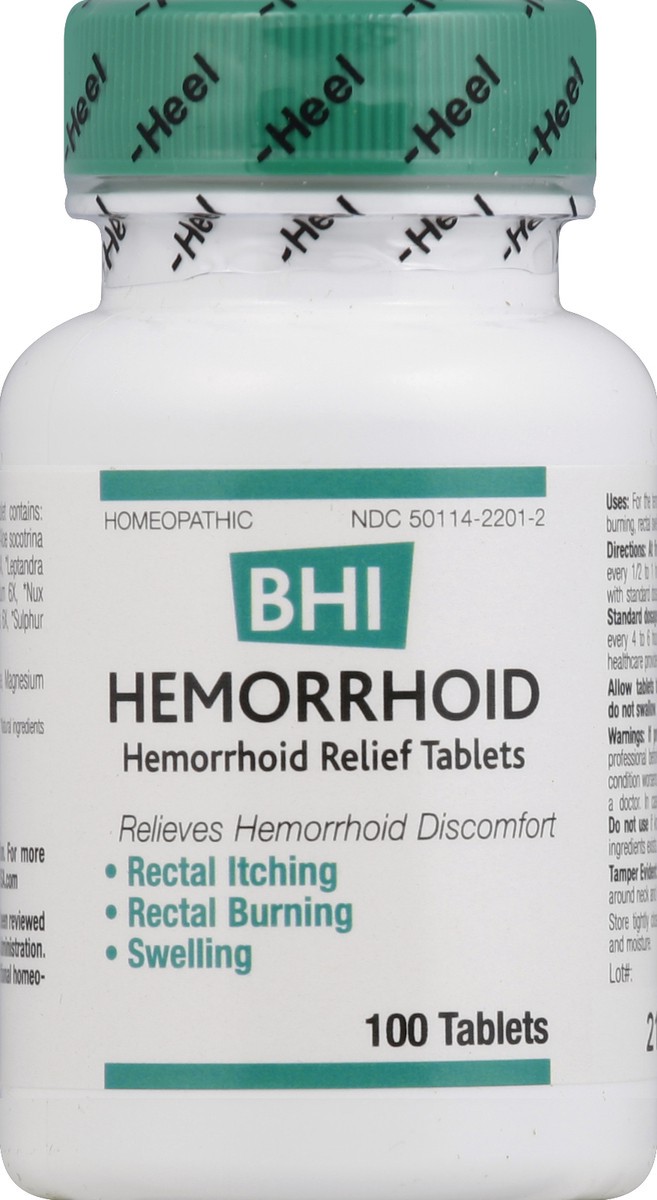 slide 2 of 2, Heel Hemorrhoid 100 ea, 100 ct