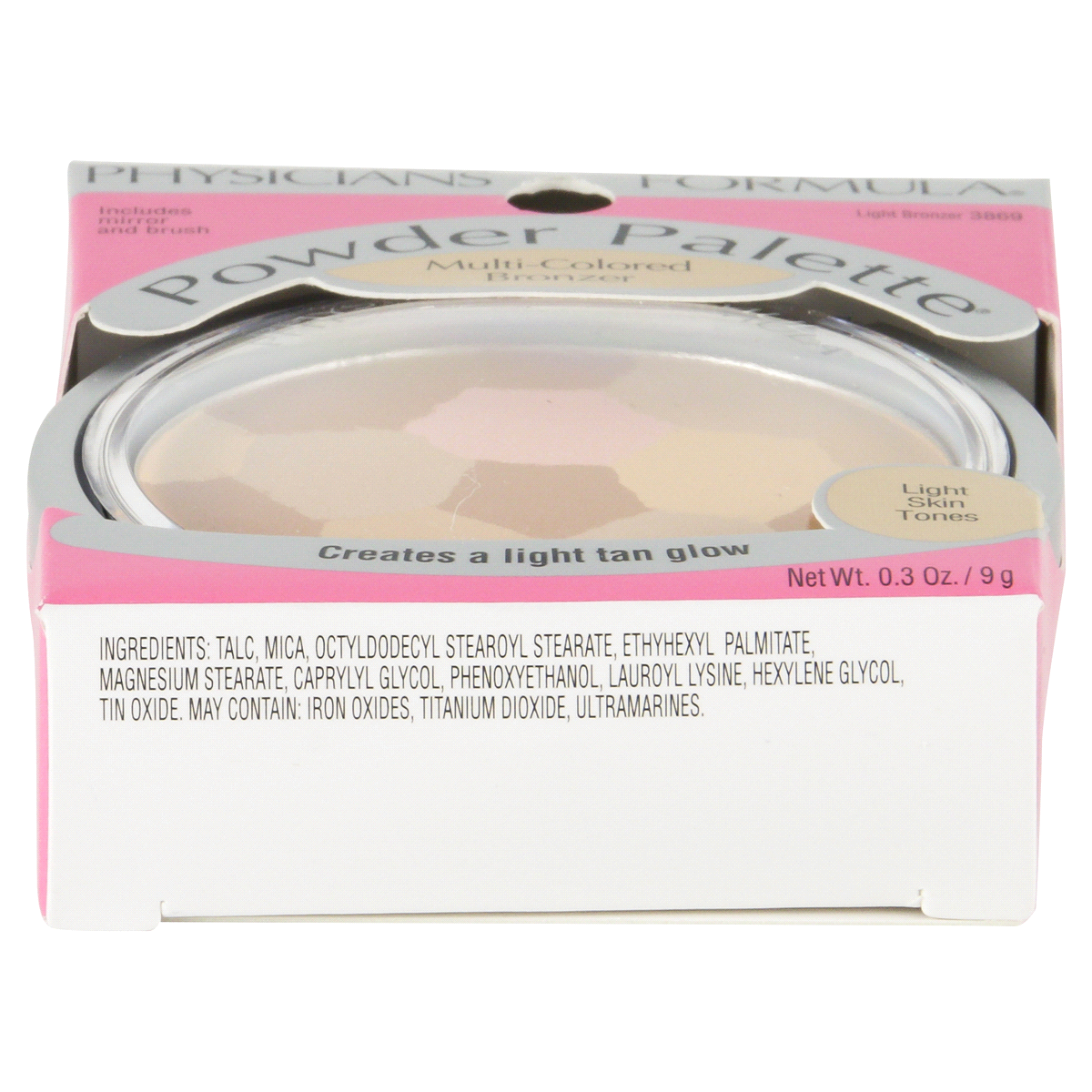 Physicians Formula Powder Palette MultiColored Bronzer, Light Bronzer