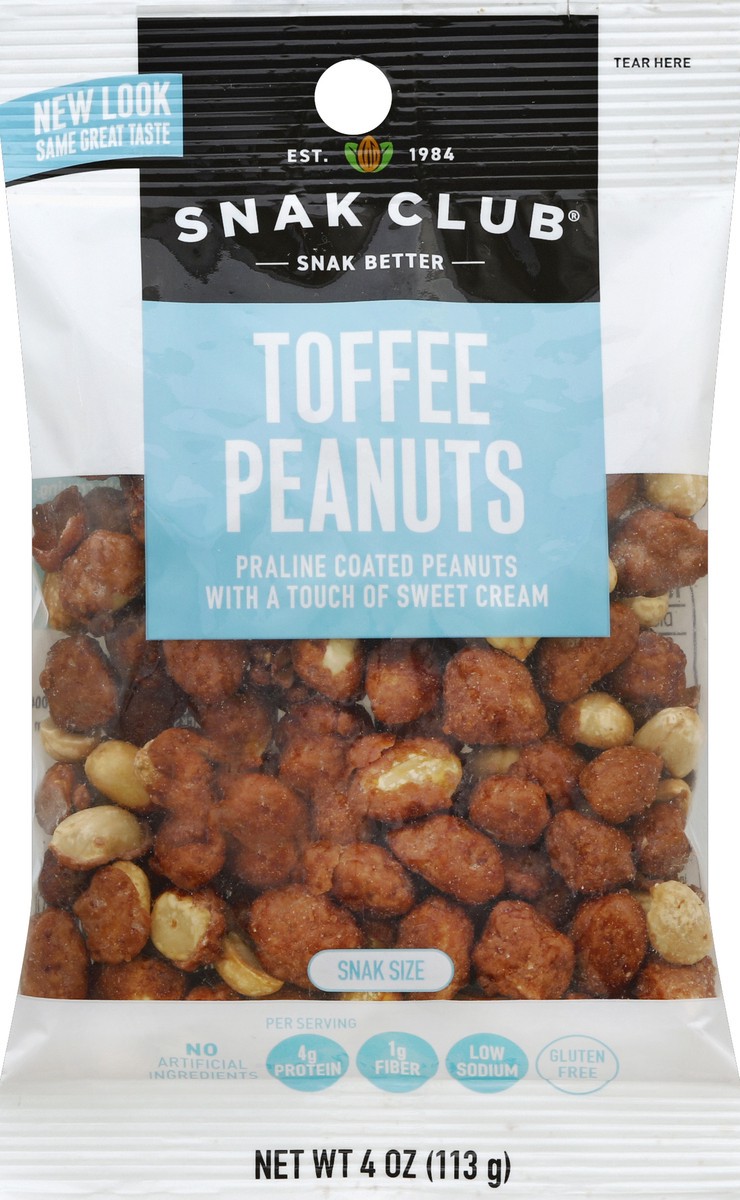 slide 2 of 6, DSD SNACKS Toffee Peanuts, 4 oz
