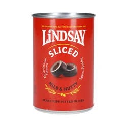Lindsay Sliced Black Ripe Pitted Olives 6.5 oz