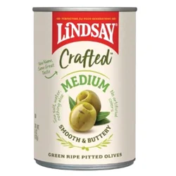 Lindsay Green Ripe Pitted Olives Medium 6 oz