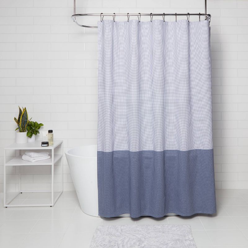 slide 2 of 3, V Hook Shower Curtain Rings Matte Black - Made By Design™, 1 ct