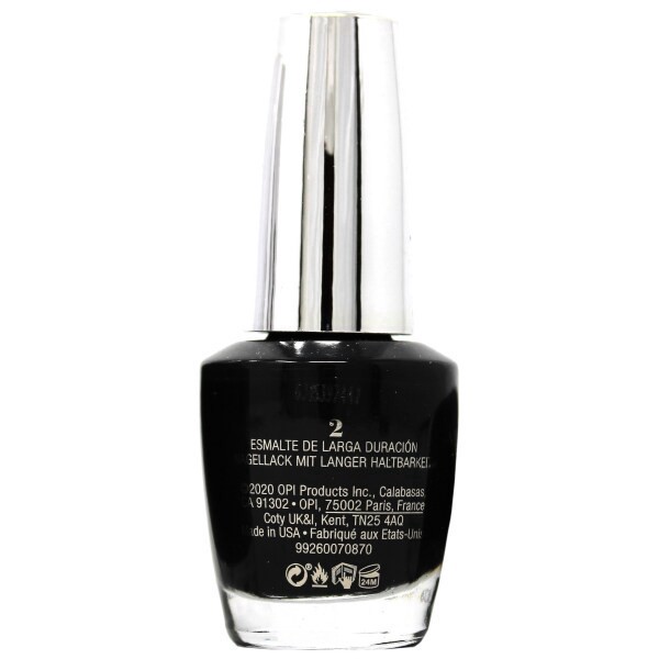 slide 3 of 5, OPI Infinite Shine Black Onyx, 0.5 oz