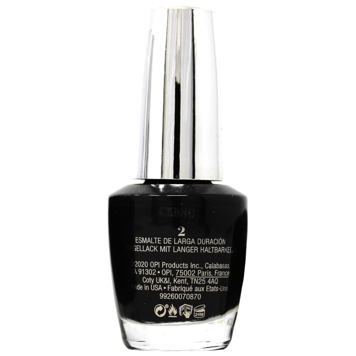 slide 2 of 5, OPI Infinite Shine Black Onyx, 0.5 oz