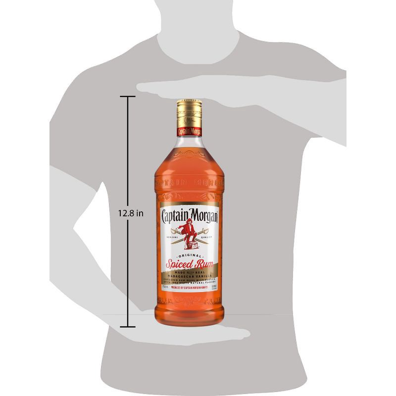 slide 9 of 11, Captain Morgan Spiced Rum - 1.75L Plastic Bottle, 1.75 liter