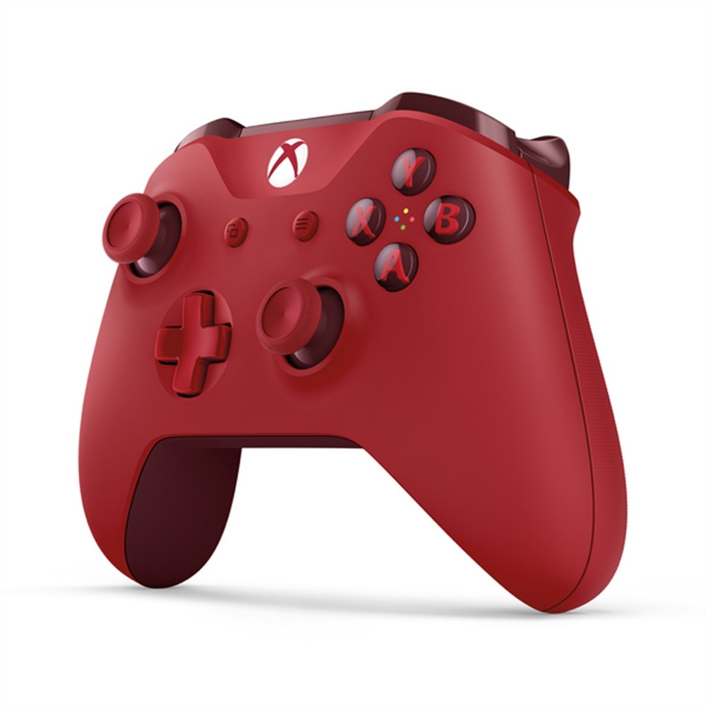 slide 2 of 5, Microsoft Xbox One Wireless Controller - Red, 1 ct