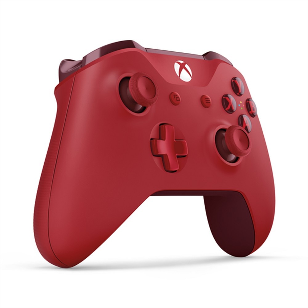 slide 3 of 5, Microsoft Xbox One Wireless Controller - Red, 1 ct