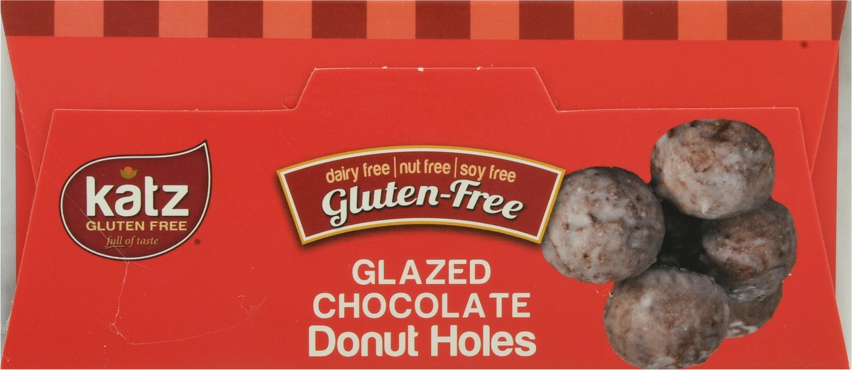 slide 10 of 14, Katz Gluten-Free Glazed Chocolate Donut Holes 6 oz, 6 oz