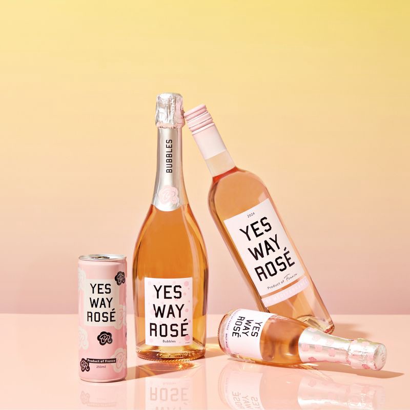 slide 2 of 8, Yes Way Brut Rosé Sparkling Wine - 750ml Bottle, 750 ml