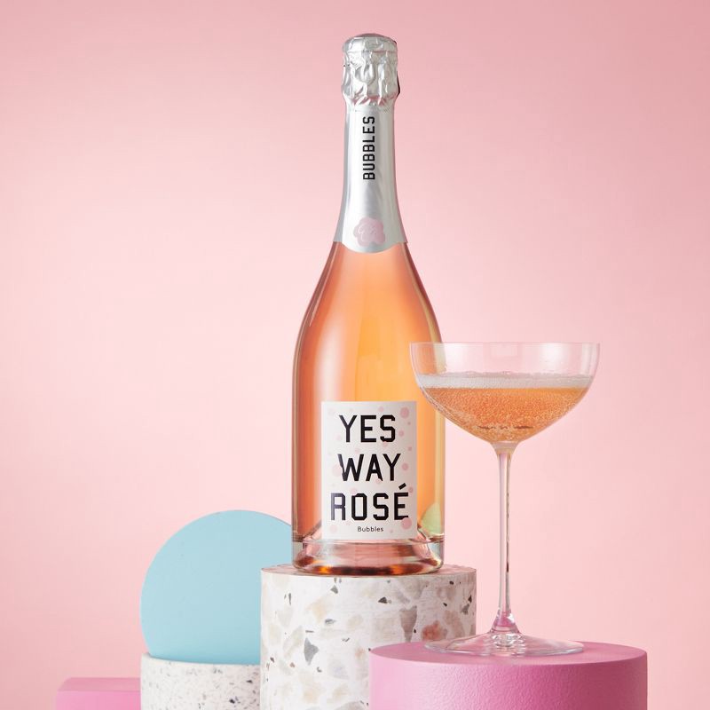 slide 2 of 8, Yes Way Brut Rosé Sparkling Wine - 750ml Bottle, 750 ml