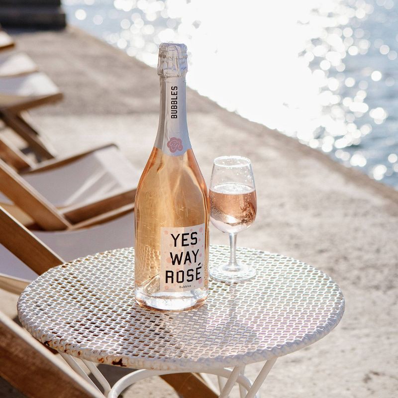 slide 5 of 8, Yes Way Brut Rosé Sparkling Wine - 750ml Bottle, 750 ml