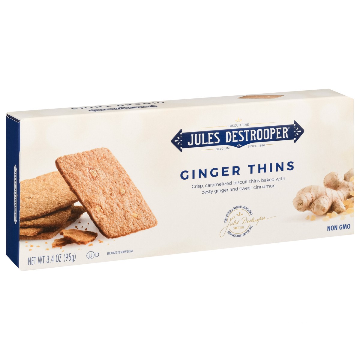 slide 10 of 13, Jules Destrooper Ginger Thins 3.4 oz, 3.4 oz