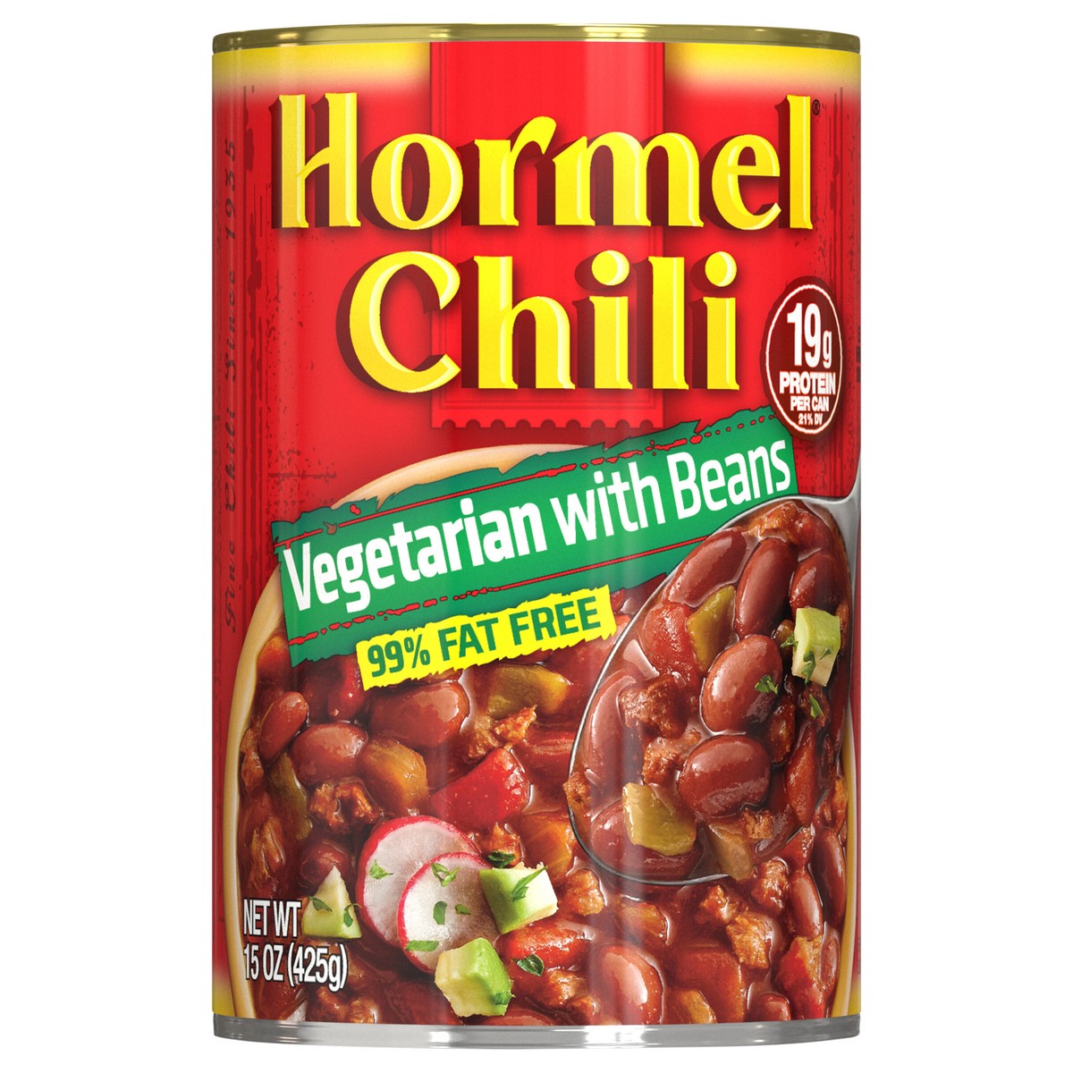 slide 1 of 1, HORMEL Chili Vegetarian with Beans, 15 oz
