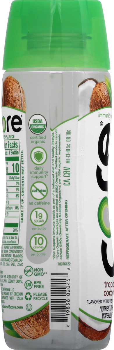 slide 2 of 10, CORE Organic Tropical Coconut Water Beverage - 16.9 fl oz, 16.9 fl oz