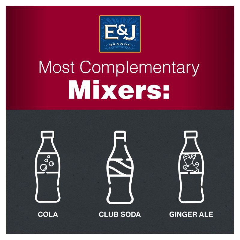 slide 3 of 6, E&J VS Brandy - 200ml Bottle, 200 ml