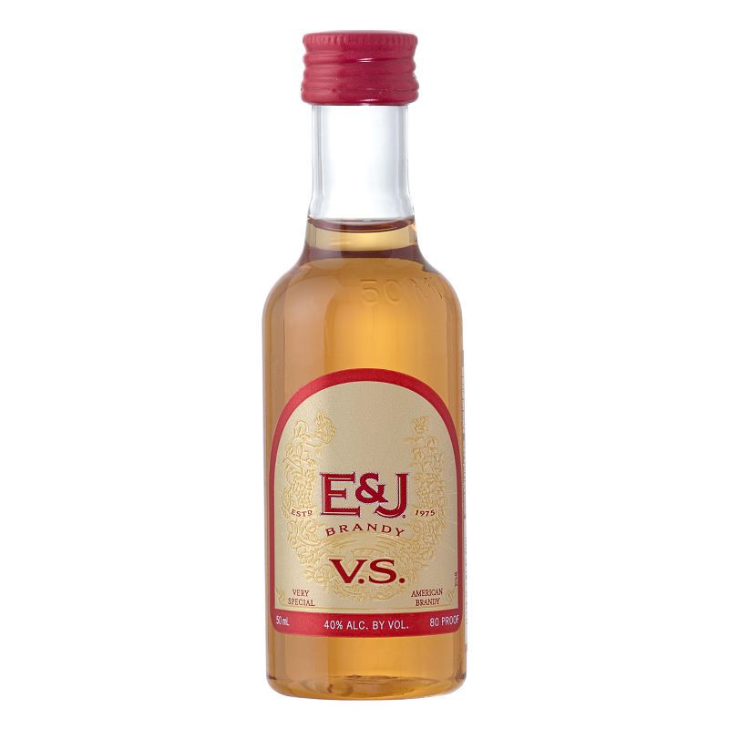 slide 1 of 6, E&J VS Brandy - 50ml Mini Bottle, 50 ml