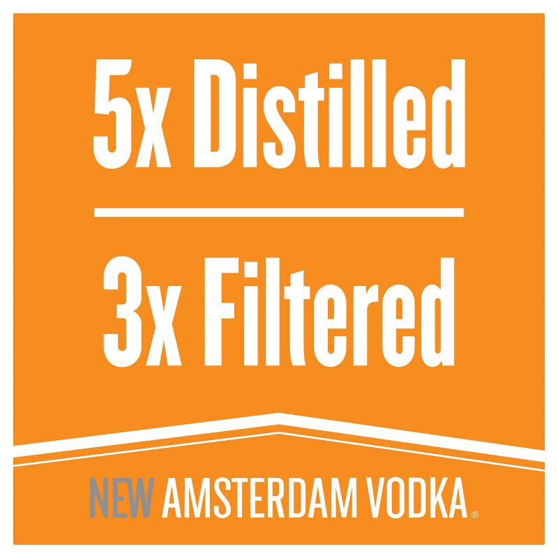 slide 3 of 5, New Amsterdam Peach Flavored Vodka - 50ml Bottle, 50 ml