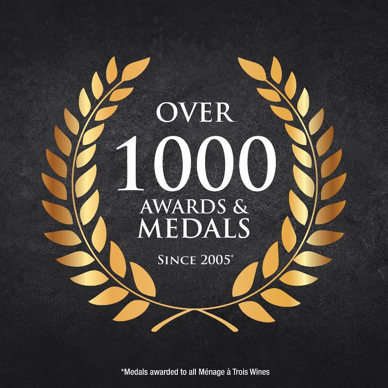 slide 3 of 6, Menage a Trois Ménage Trois Luscious Pinot Noir Red Wine - 750ml Bottle, 750 ml