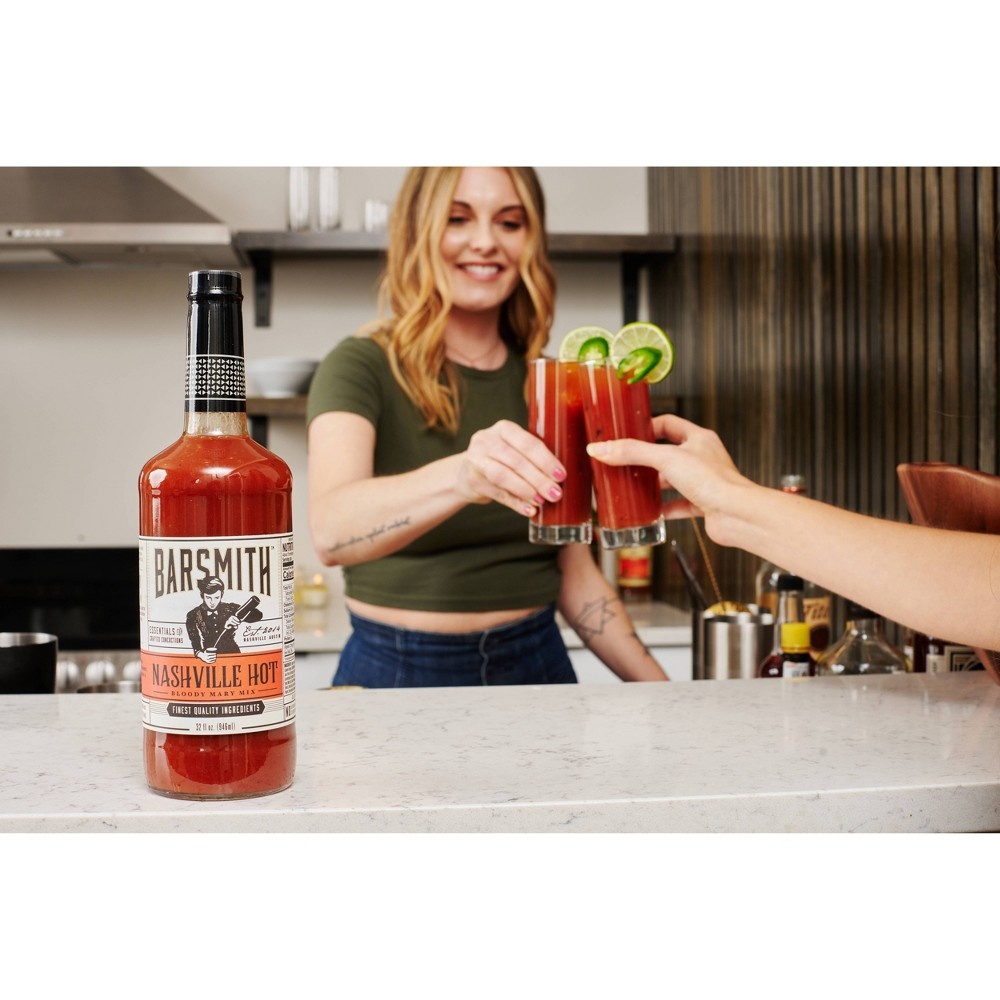 slide 3 of 4, Barsmith Nashville Hot Bloody Mary Mix Bottle, 32 fl oz