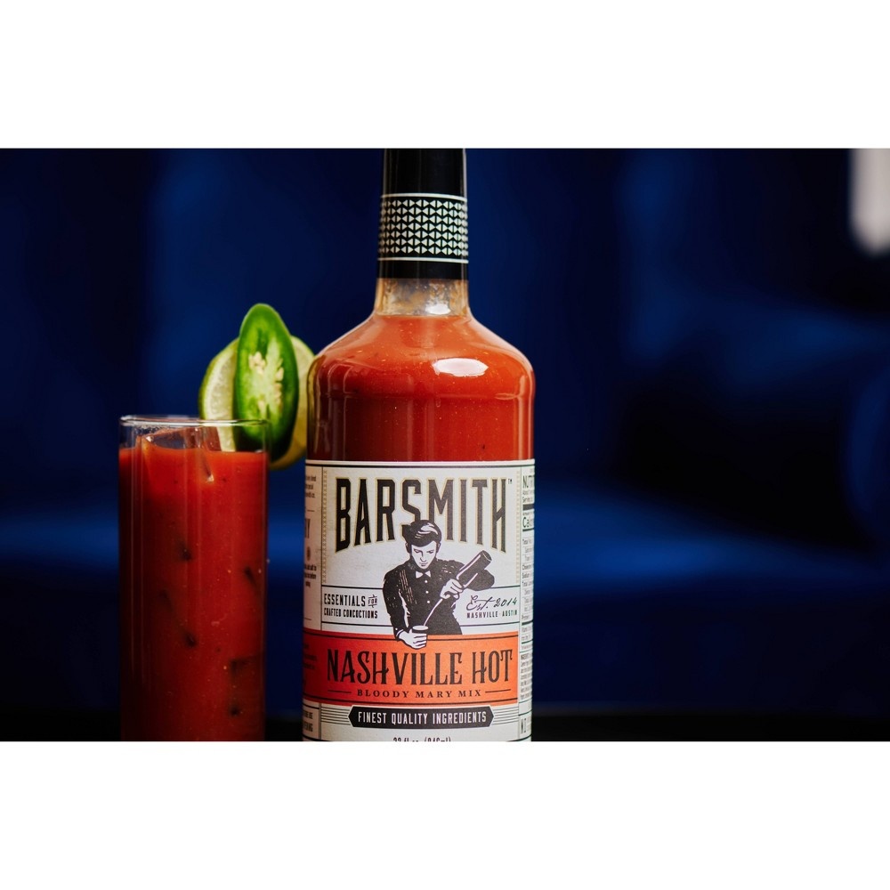 slide 4 of 4, Barsmith Nashville Hot Bloody Mary Mix Bottle, 32 fl oz