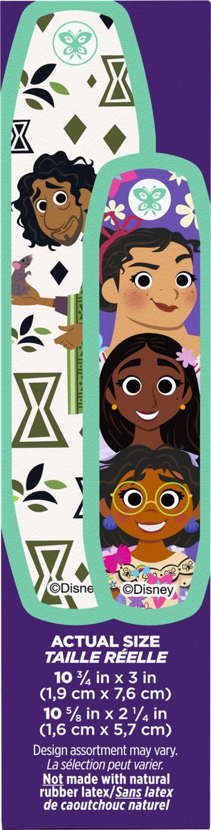 slide 2 of 11, BAND-AID Adhesive Bandages for Minor Cuts & Scrapes, Wound Care Featuring Disney's Encanto Characters, Fun Bandages for Kids and Toddlers, Assorted Sizes, 20 Count, 20 ct