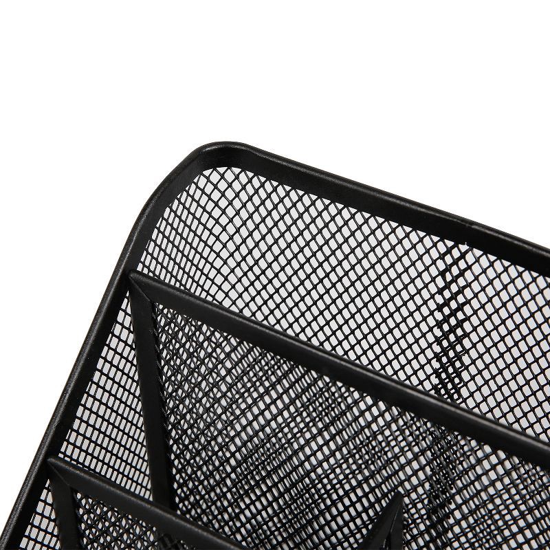 slide 3 of 4, Mesh Medium Desktop Organizer Black - Brightroom™, 1 ct