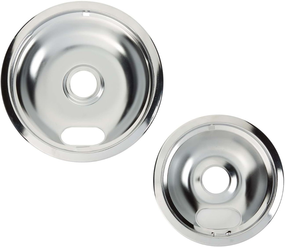 slide 1 of 1, Everyday Living Range Burner Pans Silver, 2 ct