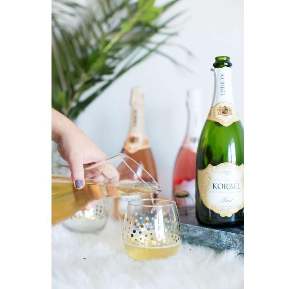 slide 5 of 5, Korbel Brut Rosé Champagne - 4pk/187ml Bottles, 4 ct; 187 ml