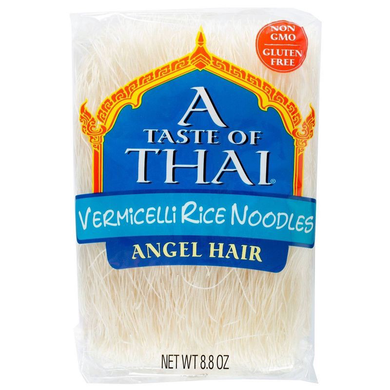 slide 1 of 3, A Taste of Thai Gluten Free Vermicelli Rice Noodles - 8.8oz, 8.8 oz