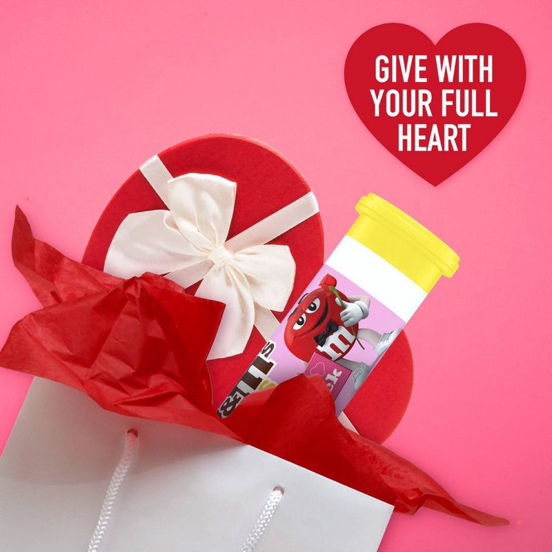 slide 3 of 8, M&M's Milk Chocolate Valentine's Candy Gift Mini Tube - 1.08oz, 1.08 oz