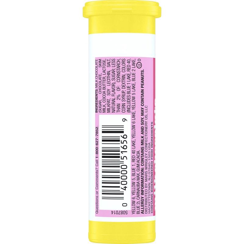 slide 7 of 8, M&M's Milk Chocolate Valentine's Candy Gift Mini Tube - 1.08oz, 1.08 oz