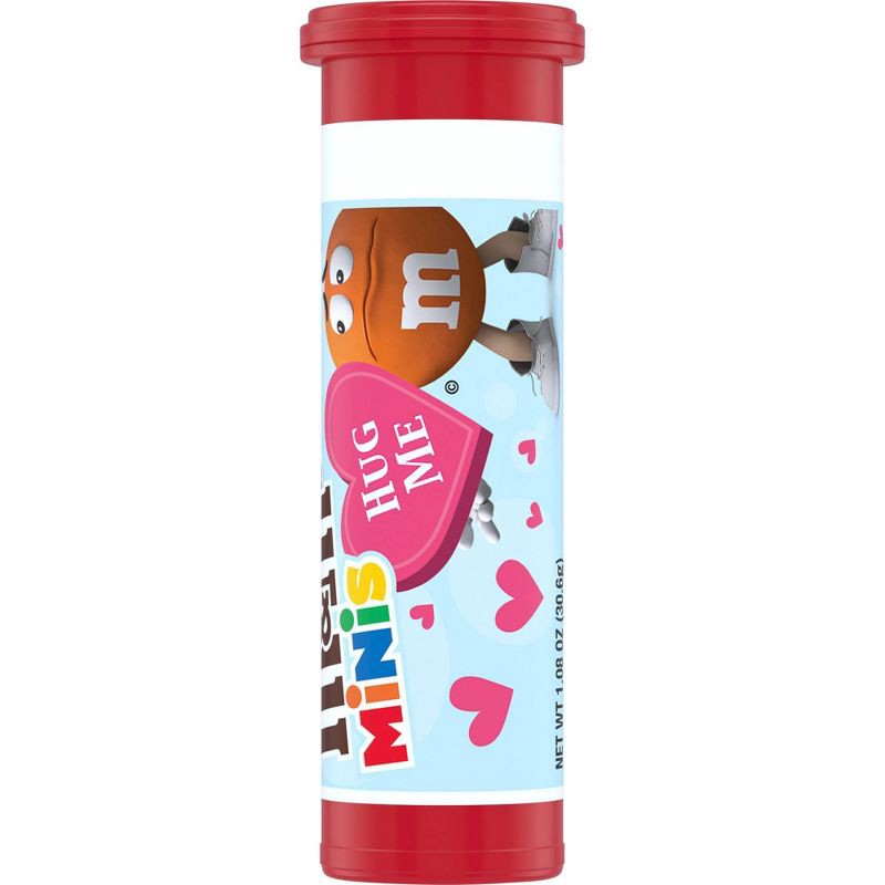 slide 1 of 1, M&M's Valentine's Milk Chocolate Mini Tube - 1.08oz, 1.08 oz