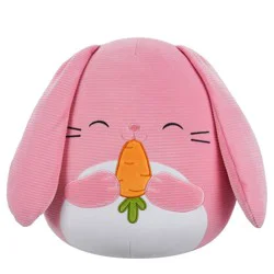 Squishmallows 12 inch Pink Corduroy Bunny Holding Carrot