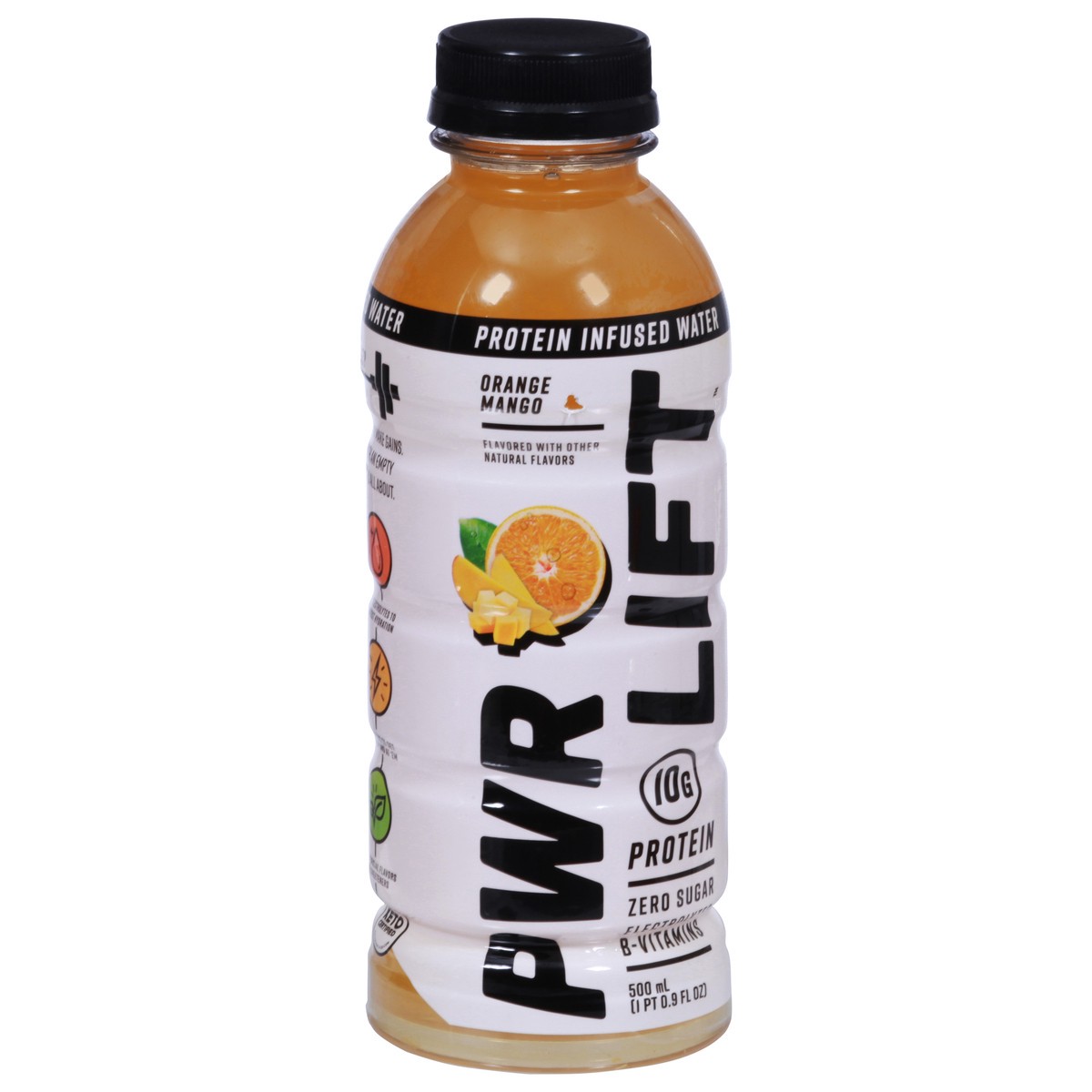 slide 4 of 9, Pwr Lift Protein Infused Water - Orange Mango - 16.9 oz, 16.9 oz