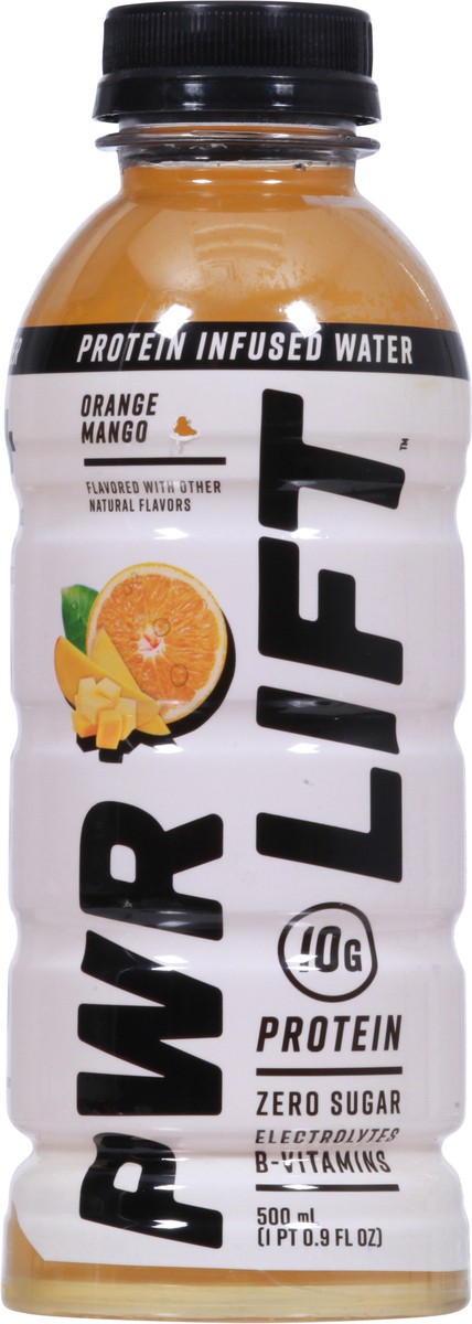 slide 7 of 9, Pwr Lift Protein Infused Water - Orange Mango - 16.9 oz, 16.9 oz