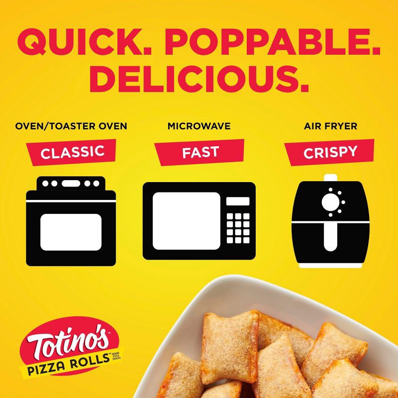 slide 3 of 9, Totino's Pepperoni Frozen Pizza Rolls - 24.8oz, 24.8 oz