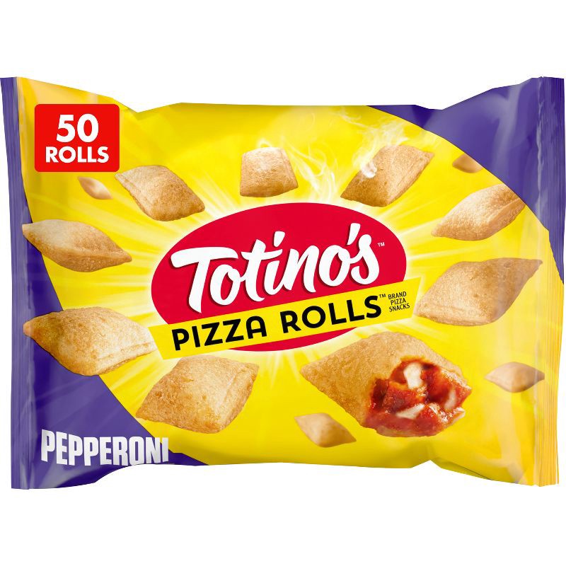 slide 1 of 9, Totino's Pepperoni Frozen Pizza Rolls - 24.8oz, 24.8 oz