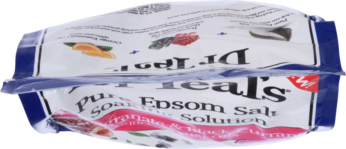 slide 4 of 9, Dr. Teal's Soaking Solution Pomegranate & Black Currant Pure Epsom Salt 3 lb, 3 lb