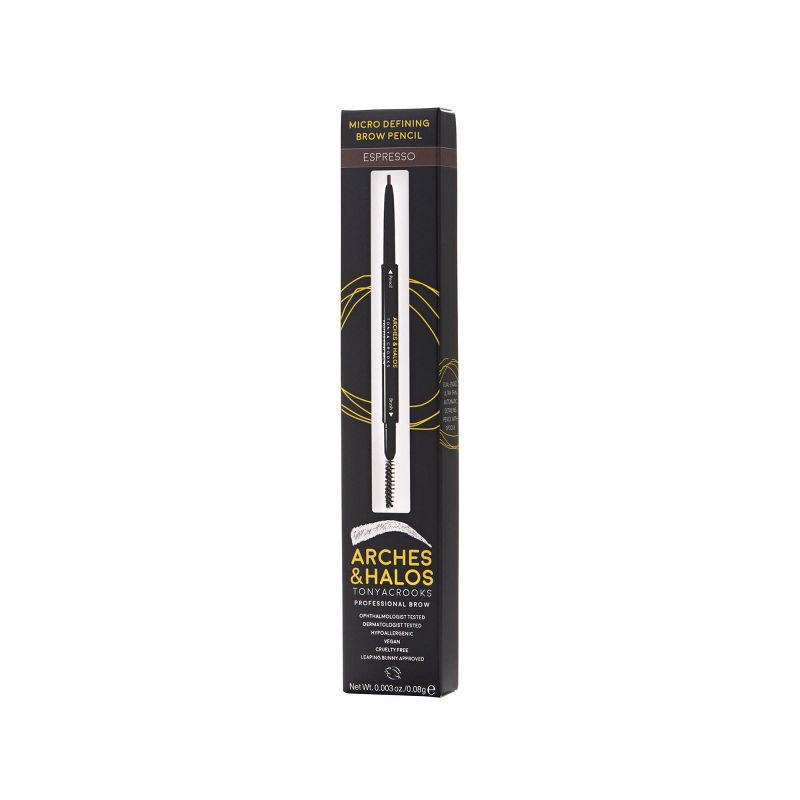 slide 1 of 9, Arches & Halos Micro Defining Brow Pencil - Espresso - 0.003oz, 0.003 oz