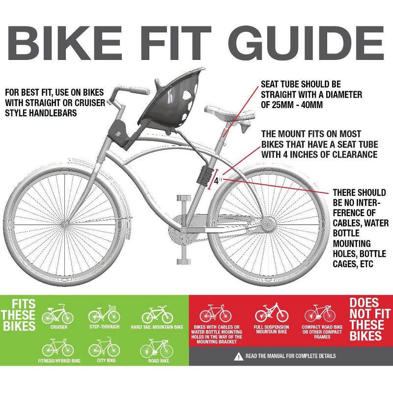 slide 6 of 6, Bell Sports Mini Shell Front Bike Child Carrier - Gray, 1 ct