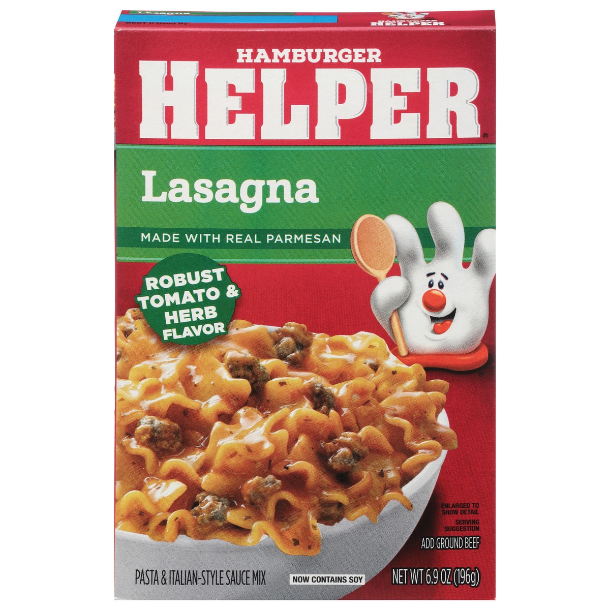 slide 8 of 14, Hamburger Helper Robust Tomato & Herb Flavor Lasagna 6.9 oz, 6.9 oz