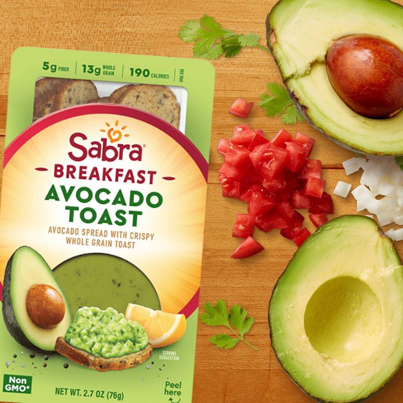 slide 3 of 3, Sabra Avocado Toast - 2.7oz, 2.7 oz