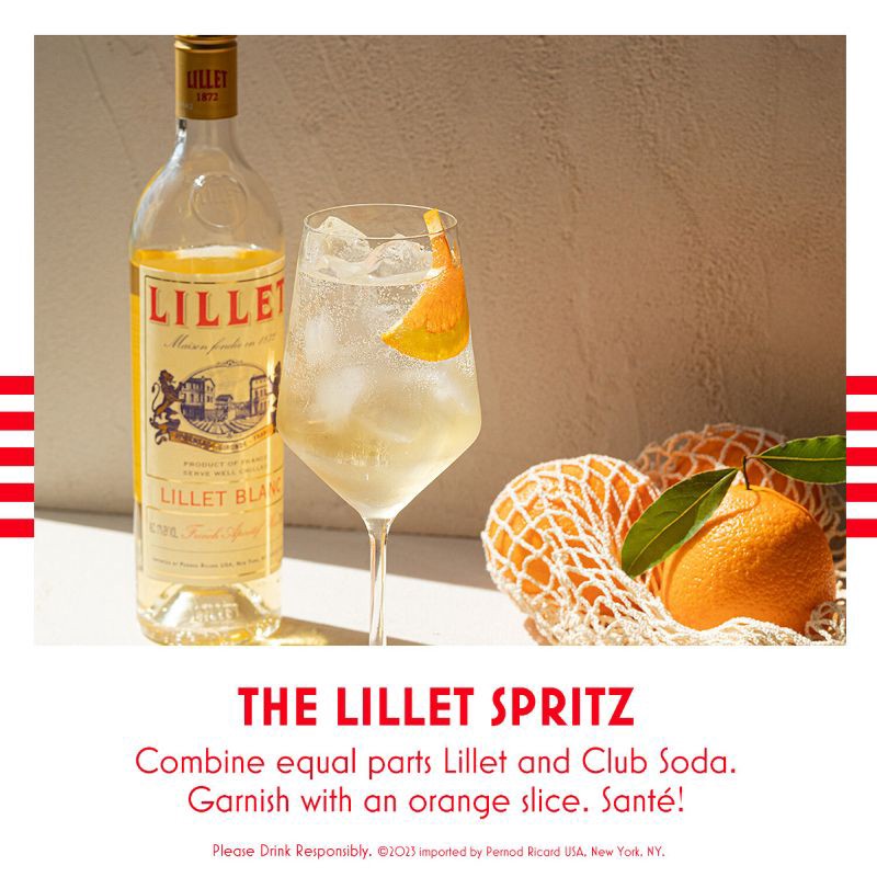 slide 6 of 9, Lillet Aperitif Blanc - 750ml Bottle, 750 ml
