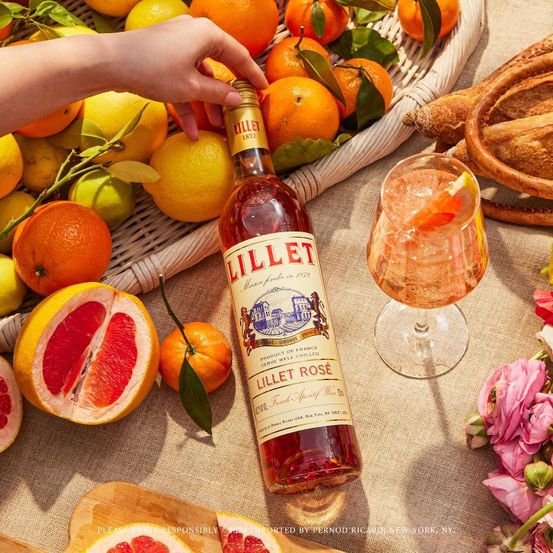 slide 8 of 9, Lillet Aperitif Rose - 750ml Bottle, 750 ml