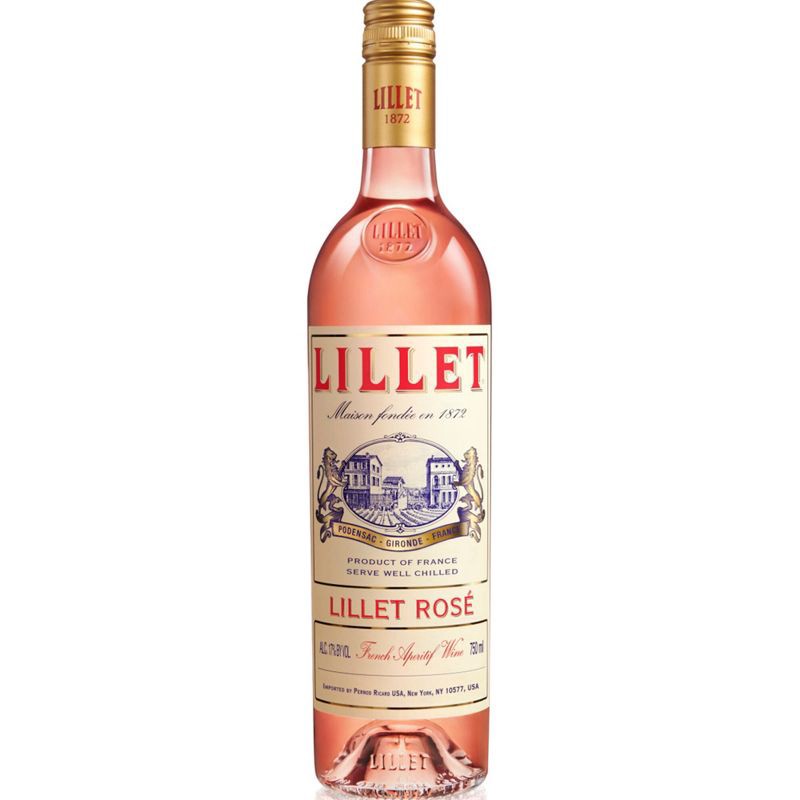 slide 1 of 9, Lillet Aperitif Rose - 750ml Bottle, 750 ml